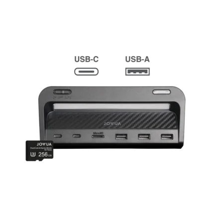 JOWUA USB Hub med LED-lys (USB-C + USB-A) + MicroSD-Pakke