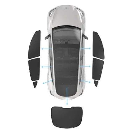 JOWUA Side+Rear Solskærm til Tesla Model Y