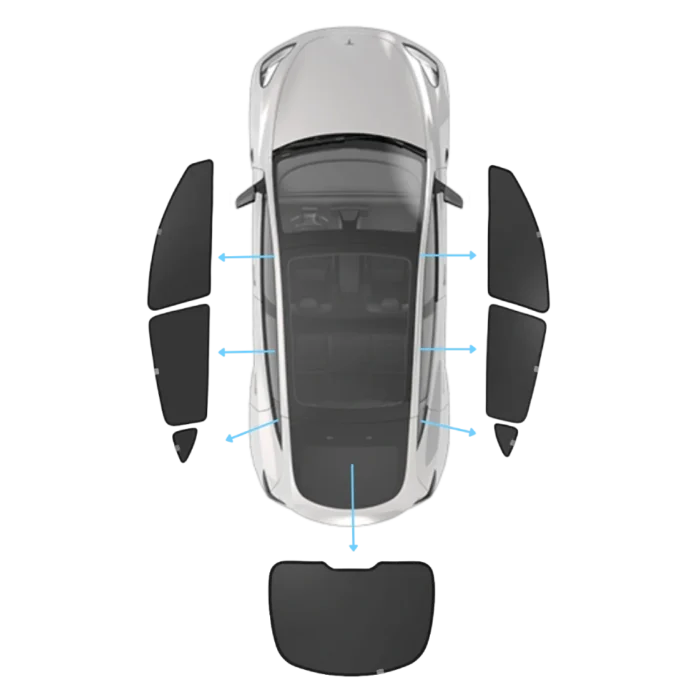 JOWUA Side+Rear Solskærm til Tesla Model Y